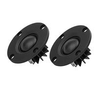 Acouto HiFi 2PCS 2 Pouces 6Ω 30W Unité de Haut-parleurs Corne de Tweeter pour Son Surround, Haut-parleurs Hi-FI, Panneau ABS Résistant à la Chaleur