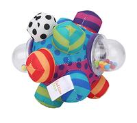 Acouto Hochet Développement de l'intelligence, Clochette pour bébé, Jouets éducatifs, Développement Tactile rond. Les Matériaux Sont Variés, le Son Attirera-t-il la Canette et le Hochet ToysBaby