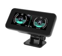 Acouto HUD - Compteur d'angle Numérique, Déclinomètre d'angle, Inclinomètre de Voiture pour Automobile Tout-Terrain Universel