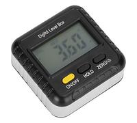 Acouto Inclinomètre Numérique, Rapporteur d'angle à 360 Degrés, Outil de Menuiserie, de Travail du Bois, avec Bulles Horizontales et Mesure de la Pièce à Usiner, Inclinomètre en Plastique de Haute