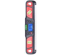 Acouto Instrument de Nivellement de Niveau à Bulle Magnétique de Haute Précision Mini Rapporteur Numérique pour la Décoration de la Maison Travaux de JardinRouge 3 Modes d'utilisation Sonore de