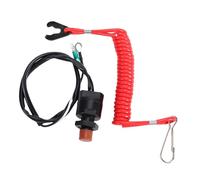 Acouto Interrupteur D'arrêt D'urgence pour Moteur de Bateau, ABS avec Connecteurs Métalliques, Corde de sécurité de Remplacement pour Moteurs Hors-bord, VTT, Bateau, Vélo, Numéro de
