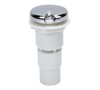 Acouto Interrupteur de Baignoire, Conception de Style Bouton pour Un Contrôle Facile du Débit d'eau et de la Pression, Interrupteur à Bouton-Poussoir en Acier Inoxydable pour Bouchon d'évier de