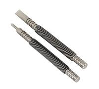 Acouto Jeu de Clous sans Marteau 2 Pièces, Outil de Poinçonnage Central à Double Tête en Acier Rapide, Parfait pour les Projets de Travail du Bois et de Bricolage