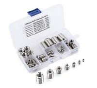 Acouto Jeu d'inserts Auto-Filetés en Acier Inoxydable, 58 Pièces, Outil de Réparation de Renforcement de Filetage de Haute et Basse Amélioration de l'insertion Auto-FiletéeInsert fileté en Acier