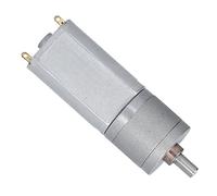 Acouto JGA20-180 Moteur à Engrenages électrique DC 12 V Durée de Vie des Balais de Carbone Moteur Miniature DC à Très Basse Vitesse et à Haute Torsion Efficacité du 50 Tr/min et à Engrenages (200RPM)