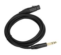Acouto JORINDO XLR Femelle vers /4in 6,35 Mm Câble d'interconnexion équilibré Cordon de microphoneJD6003- / 0,8 Pi Blindage en Cuivre avec Câble de QualitéCâble XLRCâble de MicrophoneCâble