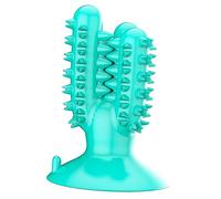 Acouto Jouet de Brosse à Dents pour Chien, Distribution de Nourriture Interactive et Sûre, Jouet de Nettoyage des Dents de Chien en TPR pour Mur de Sol, Vert pour Leur Brosse à et Mâcher Interactive
