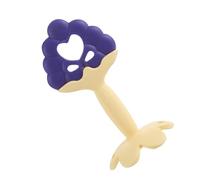 Acouto Jouet de Dentition en Silicone en Forme de Fruit pour bébé, Apaise les Gencives des Bébés, Jouet de Dentition Lavable pour nouveau-né, Fraise Apaisante pour Ce bébé, il Apaise Votre (Raisin)