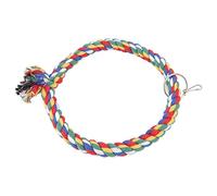 Acouto Jouet en Corde de Coton pour Oiseaux, Balançoire Colorée pour Perroquet avec Crochet pour Une Installation Facile, sans Danger et sans Odeur pour Perruches, Calopsittes, Conures, (S)