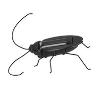 Acouto Jouets d'insectes à énergie Solaire, Simulation de Faux Cafards, Accessoires de Décoration de Cafard d'halloween sur la Tête, la Balançoire vers l'arrière de la Boîte Peut Bouger et