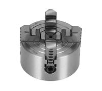 Acouto K72-80 Mandrin à 4 Mâchoires Mandrin de Tour Manuel en Acier Rapide Accessoires de Tour de Bricolage 4000r/min 80 Mm / 3 15 Pouces utilisé pour les Formes de HautMandrin à 4 MâchoiresMandrin