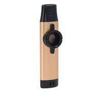 Acouto Kazoo électrique en Métal avec Micro, Instrument de Musique Professionnel pour Accompagnement et Divertissement, Alliage le M Kazoo électrique en Métal avec (GOLD)