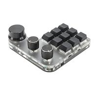 Acouto Keypad 9 Touches 3 Bouton RVB RVB DIY Multifonctionnel Court Programme Programmable Clavier Mécanique Clavier Keypad Keypadone à la Main Keyboard à Main de Jeu la