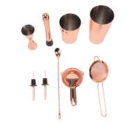 Acouto Kit de Barman en Acier Inoxydable, Bon Effet de Conservation de la Température, Ensemble d'outils Boston Shaker, Barre de Type A, Vous pour Tout Ce Qui Est Merveilleux Barman IDÉAL avec Cela