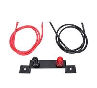 Acouto Kit de Borne de Saut de Batterie 7 AWG 1,2 M - Kit de Relocalisation de Bornes de Batterie Robuste avec Supports de Montage Haute Résistance pour UTV ATV Voiture Camion RV