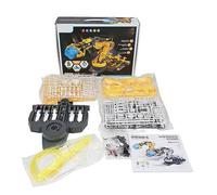 Acouto Kit de Bras de Robot Hydraulique d'assemblage de Bricolage Bras Mécanique Hydraulique Jouet Expérience Scientifique Bleu Conduire Le de Robot de PuissanceKit de de HydrauliqueKit de de (102