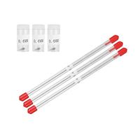 Acouto Kit de Buse d'aiguille d'aérographe Pièces de Stylo de Pulvérisation de Peinture en Acier Inoxydable et en Plastique 0,4 Mm 3 Ensembles de Remplacement Facile à Installer pour les