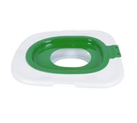 Acouto Kit D'entraînement des Toilettes Cats Taille Compacte du Siège D'urinoir Réutilisable pour Différents Types de Corps de Chat (Green)