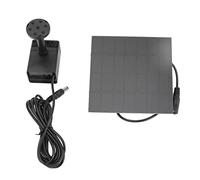 Acouto Kit Solaire Bricolage Pompe de Fontaine à énergie Solaire avec 6 Buses pour Bain d'oiseaux Jardin Poissons Vibrants Oiseaux Le Gardera Les Poissons Beaux. Outils Pompe