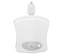 Acouto Lampe de Cuvette de Toilette à LED, Lumière de Capteur de Toilette avec 8 Couleurs LED Corps Suspendu Couverture de Toilette Lampe Veilleuse pour Salle de Bain