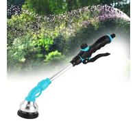 Acouto Lance d'arrosage Réglable, Pulvérisateur de Tuyau d'arrosage Robuste avec 9 Modèles, Conception Ergonomique, Idéal pour l'entretien de la Pelouse, le Lavage de Voiture et la Douche 'animaux