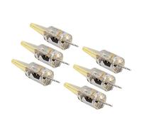 Acouto LED G4 220 V 6 Pièces 6 W 500Lm G4 Ampoule LED COB Gelrgy économie Lampe Ampoule pour Plafonnier Applique Lampe de Table 220 V Gel G4 LED 220 V 3 W Ampoule (Blanc Froid)