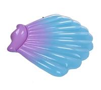 Acouto Lit Gonflable Flottant en PVC en Forme de Coque, Accessoire Portable pour Intérieur et Extérieur, Un Design de 140 Cm, Taille 145. La Grande Coque Design avec Plus de Lit Flottant et Piscine.