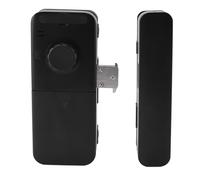 Acouto Lockmart Serrure D'entrée de Porte en Verre Intelligente avec 4 Méthodes de Déverrouillage, Conception de Mot de Passe Virtuel, Conception Pratique à Double Crochet,