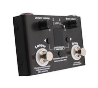 Acouto Looper Pedal 4 Emplacement de Stockage 11 Minutes de Temps d'enregistrement Pédale d'effet de Phrase en Métal avec Tuner APP Peut Modifier le Téléchargement Looper PedalDrum Machine PedalDrum