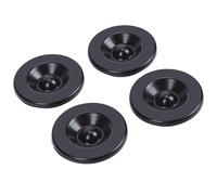 Acouto Lot de 4 Bouchons Anti-poussière pour Moyeu de Remorque, Bouchons de Graisse en Caoutchouc pour Systèmes de Roulements Dexter, avec Performance d'étanchéité de Haute qualité,