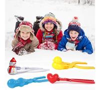 Acouto Machine à Boules de Neige en Forme de Cœur, Jouets, Clamp/Holder de Fabrication de Boules de Neige en Forme de Cœur, Moule à Sable pour Les Combats de de, pour Un Confort Optimal, Poignée