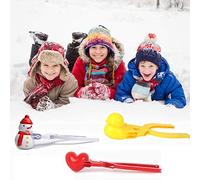 Acouto Machine à Boules de Neige en Forme de Cœur, Jouets, Clamp/Holder de Fabrication de Boules de Neige en Forme de Cœur, Moule à Sable pour Les Combats de de, pour Un Confort Optimal, Poignée