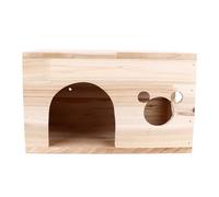 Acouto Maison en Bois pour Animaux, Cabane Spacieuse sans Fond pour Animaux de Compagnie, pour Grands, Moyens et Petits Chats, Chinchillas, Espace Confortable, Maison en Bois pour, de Cachette pour,