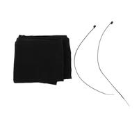 Acouto Manchon de Câble à Fermeture éclair de 48 Pouces, Gaine de Câble Zippée de 122 Cm, Protection de de Moteur de Pêche à la Traîne avec Attaches pour Câblage de Bateau et Kayak