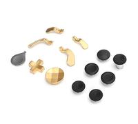 Acouto Manette de Jeu Swap Joysticks Paddles Accessoire de Remplacement pour Contrôleur Elite Series 2Doré et Offrant Un Pari Confortable Swap Thumbsticks JoysticksRemplacement en Métal (Gold)