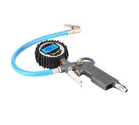 Acouto Manomètre Numérique des Pneus avec Gonfleur et Bouton de Purge pour une Mesure Précise de la Voiture, Manomètre Numérique des Pneus du Moteur, Gonfleur des, Compteur de Pression des,