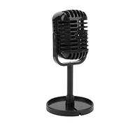 Acouto Microphone Accessoire pour Filmer des Spectacles de Danse Pratique à l'aide d'accessoires de Microphone Jouets pour Enfants FilmGold à élevéMicrophone à ClassiqueFaux pour Le