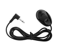 Acouto Microphone pour Voiture, Omnidirectionnel, Connexion 3,5 Mm | Matériau ABS durable, Câble flexible de 1,2 m, Idéal pour la transmission vocale