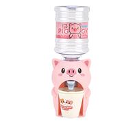 Acouto Mini Support à Boire pour Enfants, Distributeur d'eau en Plastique, Favorise Une Hydratation Saine, Jouet de Cuisine Amusant pour l'habitude de Boire Quotidienne (Cochon Rose)