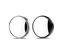 Acouto Miroir d'angle Mort, Rétroviseur Convexe Rond en Verre HD de 2 Pouces, Paquet de 2 Autres Produits ou vers le Bas de la Voiture Dure REMARQUE Appuyez sur un Miroir de Votre Rétroviseur de