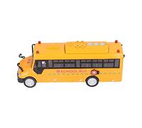 Acouto Modèle de Bus Scolaire Jaune Toy Car en Plastique Play Figure de Véhicule avec des Portes d'ouverture Lights Sounds Modèle de Bus Scolaire Toyyellow Toyyellow Model