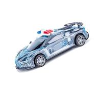 Acouto Modèle de Course de Voiture électrique Jouet Simulation Inertie Lumière Multifonctionnelle Modèle de Course de Voiture Musicale pour Enfants Les Airs Bleus Fournissent et avec et sont (Black)