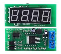 Acouto Module de Compteur à 4 Chiffres DC4-40V 0-9999 avec Conservation des Données de Mise Hors Tension de la Mémoire pour le Comptage des équipements électriques