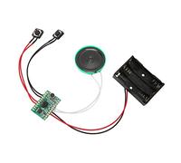 Acouto Module d'Enregistrement 4 Minutes de Plus, alimenté par Batterie, Module de Lecture d'Enregistrement Vocal pour Cartes de Noël, de Musique, ' WHA, Lecture ' Vocal Sonore