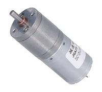 Acouto Moteur à Courant Continu JGA25-370 Moteur de Réduction électrique à Vis sans Fin pour Outils électriques Équipement de Massage DC12V 20RPM Le Corps Efficacement Le Haut et avec des