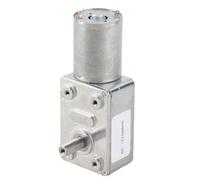 Acouto Moteur à Engrenages à Vis sans Fin DC 12 V 100 Tr/min, Engrenages à Vis sans Fin, Boîte de Vitesses à Réduction de Couple élevée avec Arbre de Sortie Vertical, capacité de Charge de 10 Kg, Cm