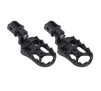 Acouto Motorcycle Arrière POOTPEGS RESPECTUSS CNC Pédales de Pied en Aluminium avec Dents en Acier Inoxydable pour F900R F900XR 2020-2022 PEGSURE PEGSURE PEGSER (Black)