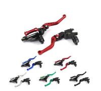 Acouto Motorcycle Brake Pump Pump Lever Hydraulic Master Cylinder Accessoires 7/8 "12,7 Mm pour les Performances de Son 2.Exquis Est le A et 4.Ande 4. Mm Poignée de Moto (rouge)