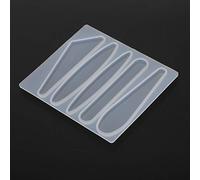 Acouto Moule à Barrettes en Silicone, Moules à épingles à Cheveux Flexibles en Silicone avec Démoulage Facile, Parfaits pour la Fabrication de Bijoux, Lot de 2 Comprenant Diverses Formes pour des